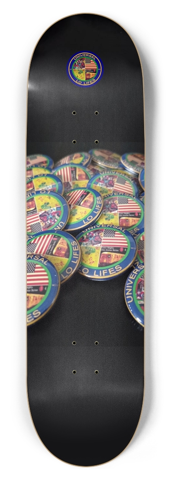 ULL Buttons 8-3/4 Inch Skateboard